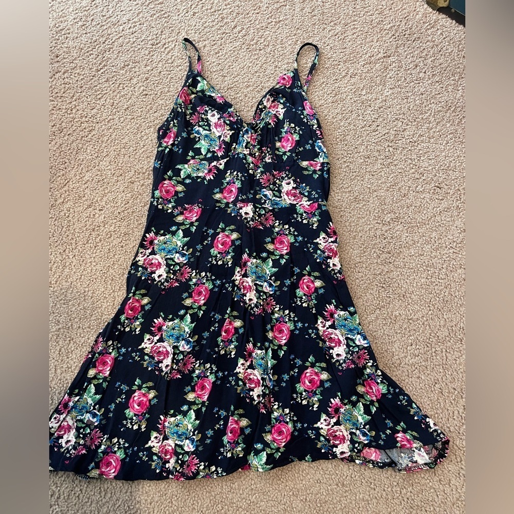 NO BRAND Junior Lightweight Floral Mini Dress